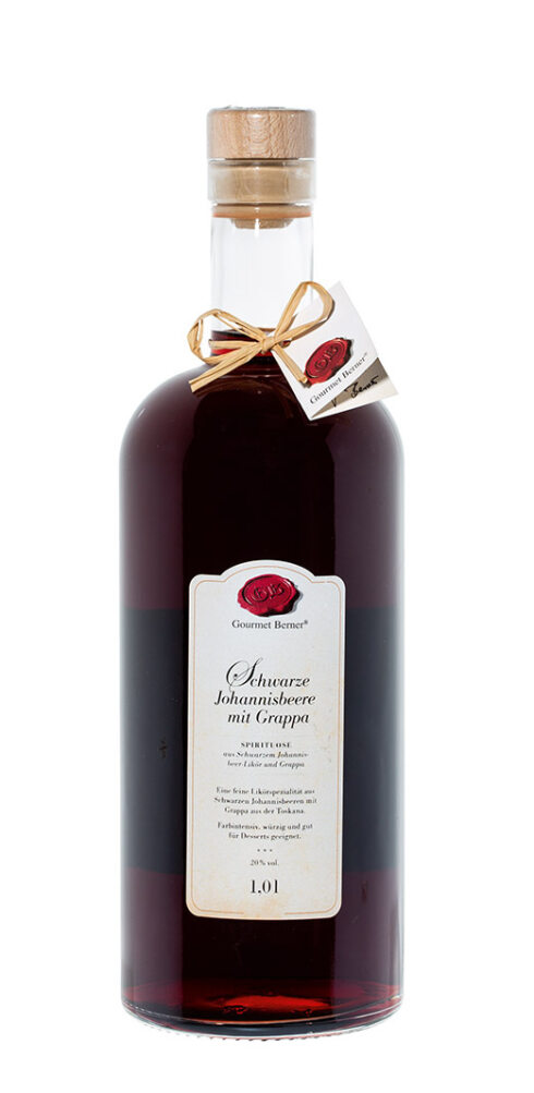 Schwarze Johannisbeere mit Grappa (Gourmet Berner) - Feinkost-Pohl