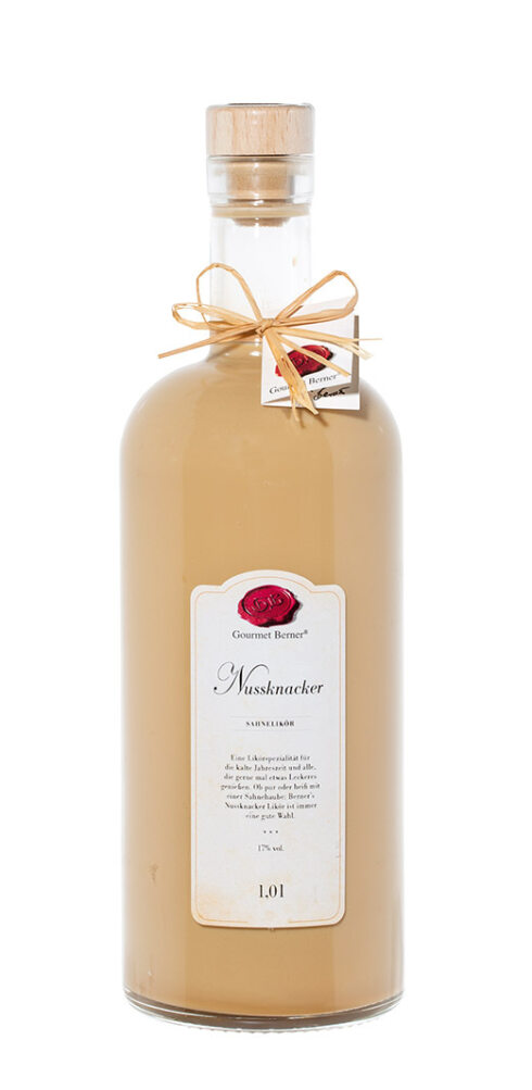 Nussknacker-Likör 1 Liter (Gourmet Berner) - Feinkost-Pohl