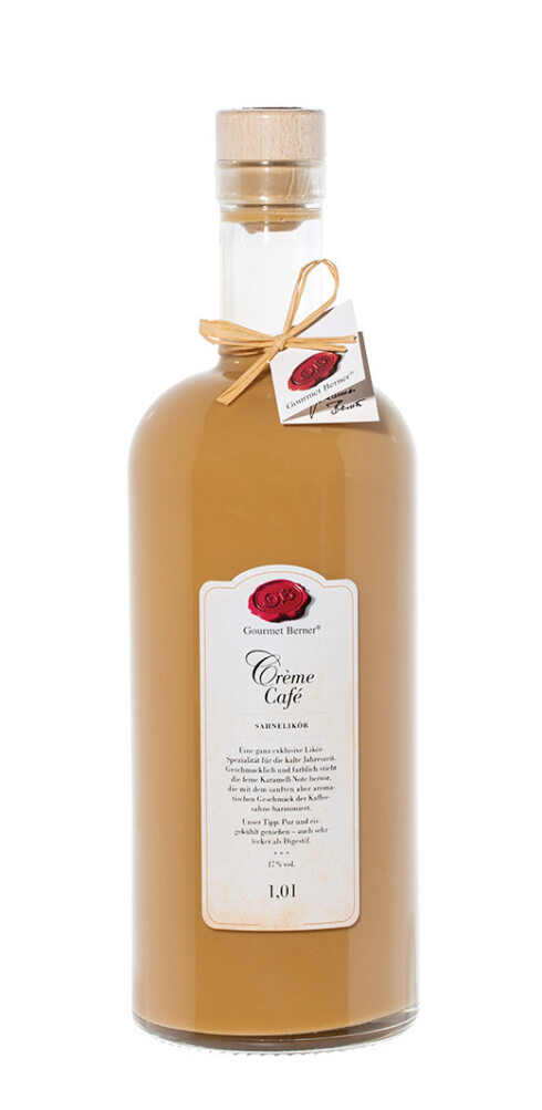 Crème Café Likör 1 Liter (Gourmet Berner) - Feinkost-Pohl
